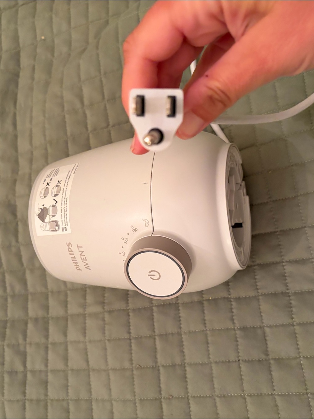 Philips AVENT White Bottle Warmer - Compact Electric